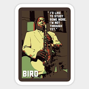 Bird. Study Sticker